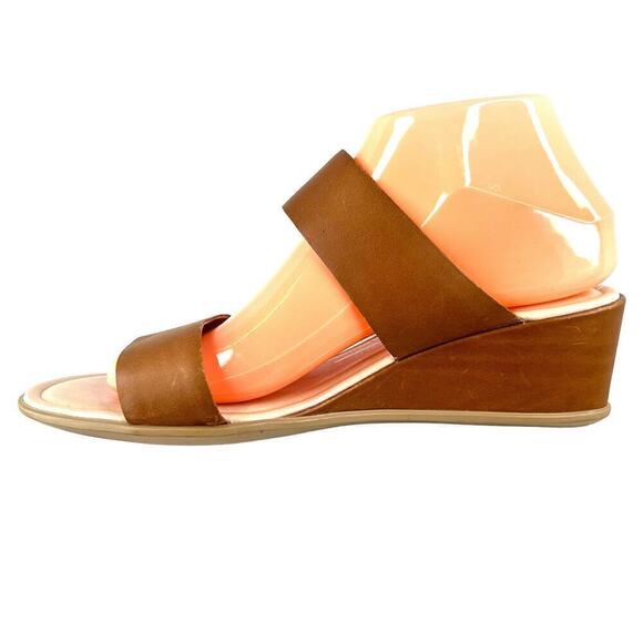 ECCO Shape 35 Wedge Sandal in Camel or Tan Brown Women's Size 8 - Picture 2 of 10